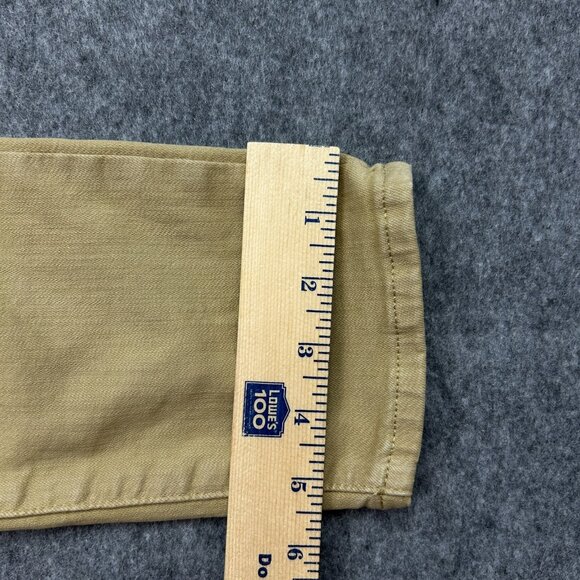 Express Hyper Stretch Skinny Jeans Men's Size 28 X 30 Mid Rise Tan Denim - Picture 11 of 12